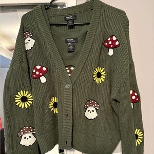 Women's Green Sweater